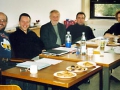 Die Solo-Jury mit (von links) Piotr Baron (Wroclaw/Polen), Uwe Steinmetz (Boston/USA), Zbigniew Czwojda (Wroclaw/Polen), Detlef Landeck (Kassel), Anette Laukenmann (Landesmusikrat Niedersachsen, Protokoll).