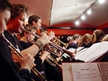 Eines der jüngsten Ensembles bei "Winning Jazz“ 2003 war "Onkel Werners Blechhaufen“ aus Neustadt – hier ein Teil der neun Trompeter.